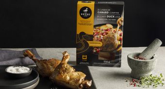 Nouvelles cuisses confites sous vide au format de 550g.