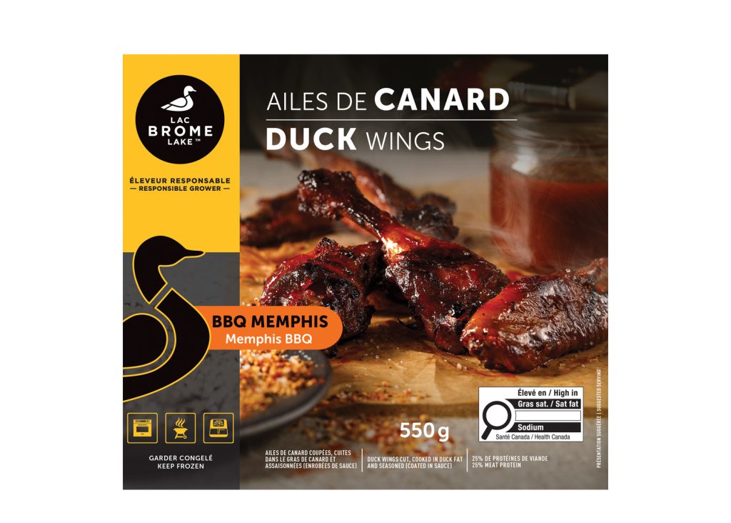 Ailes de canard BBQ Memphis – Canards du Lac Brome